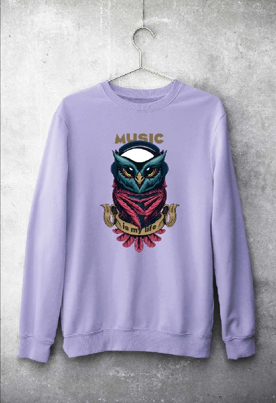 Owl Music Unisex Sweatshirt for Men/Women