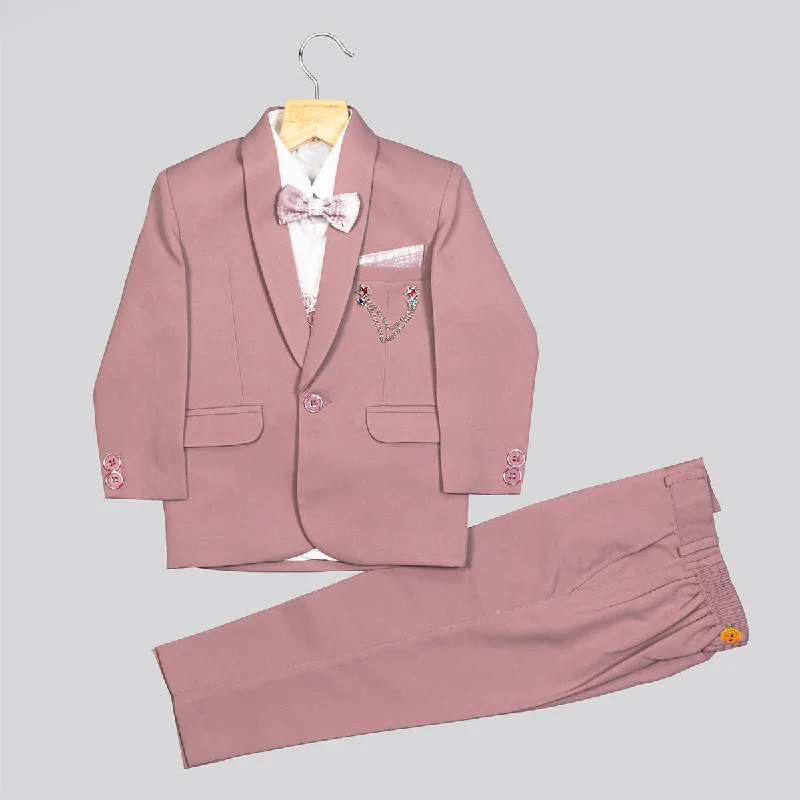Price Reduction Onion Boys Tuxedo Suit with Bow Tie