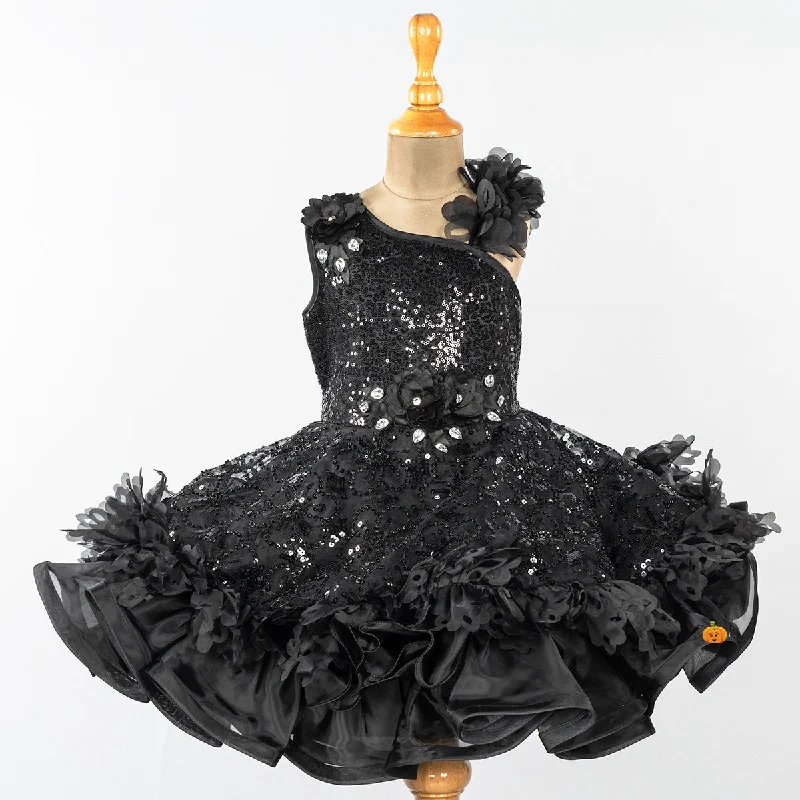 Savings Alert Sequin Floral Frock for Girls