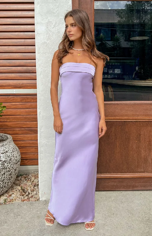 Bonus Savings Maiah Lilac Maxi Dress