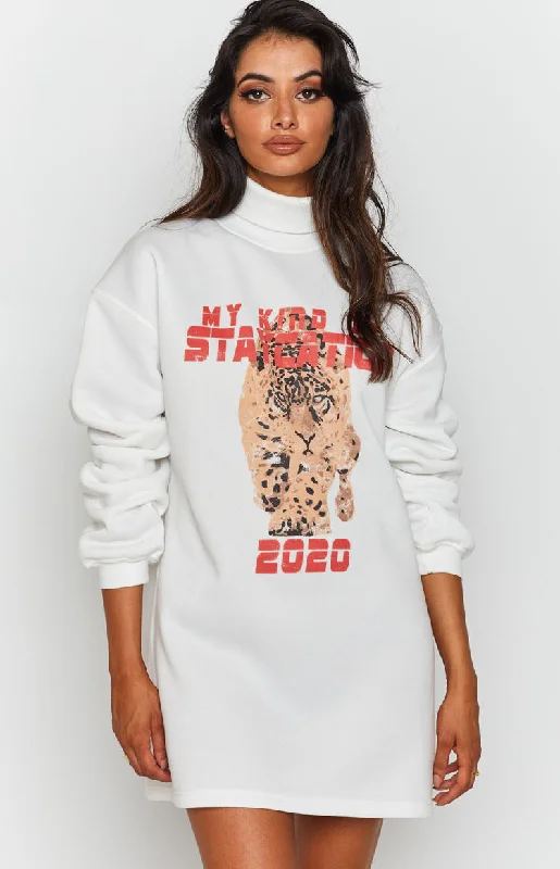 Deal Mania All or Nothing Dress White
