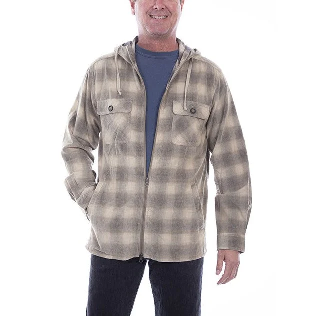 TIME-Limited Offer Scully Men's Tan Corduroy Sherpa Lined Hoodie Jacket 5289-TAN