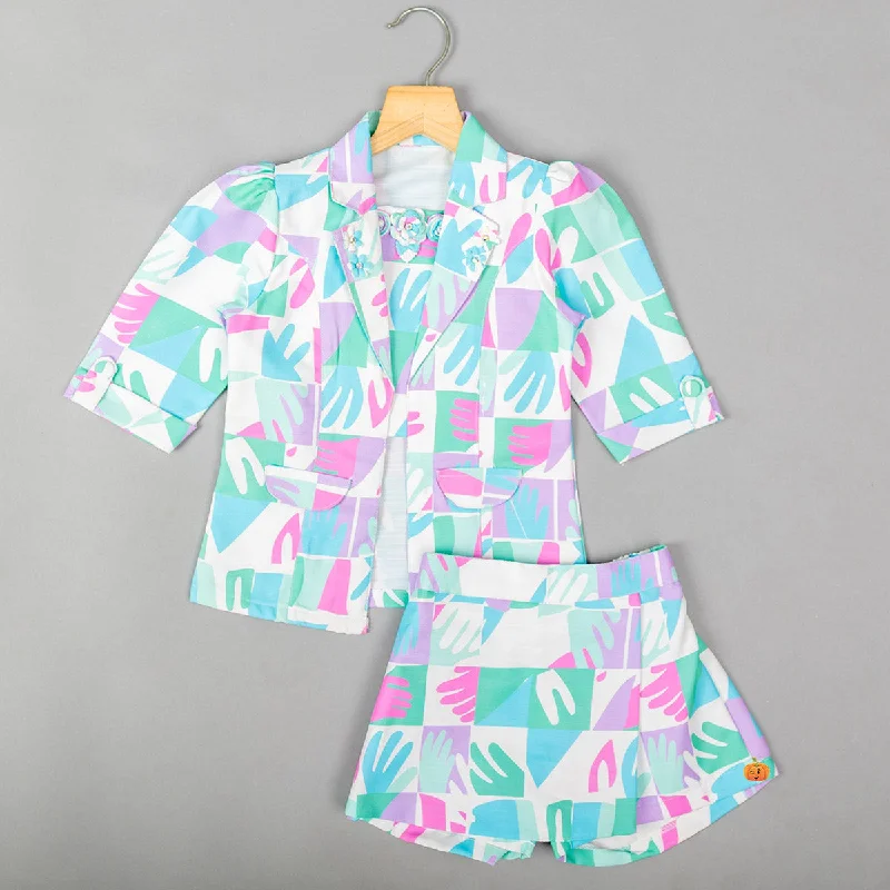 Blowout Deals Printed Co-ord Set for Girls