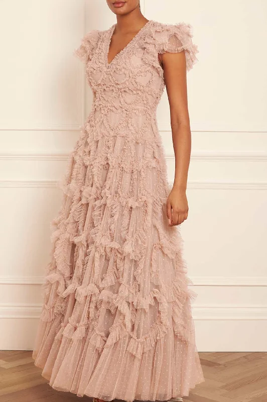 Deep Discounts Amorette V-Neck Gown