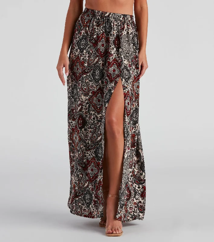 Who's That Girl Boho Maxi Skirt