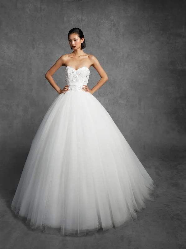 Price Drop Alert VRM362 - WINTER DEW FLOWER BALL GOWN