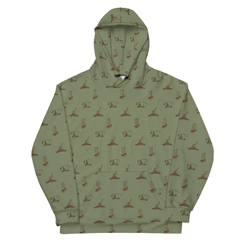Quick Sale Catapults Trebuchets and Guillotines Brushed Fleece Hoodie