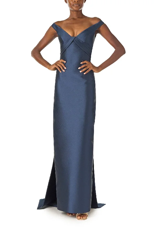 Best Bargains Off the Shoulder Mikado Gown