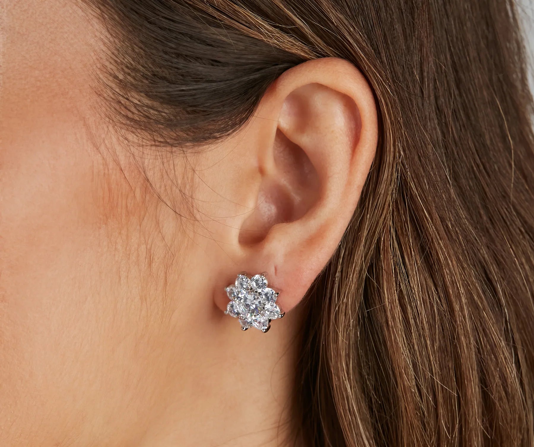 Flower Power CZ Studs