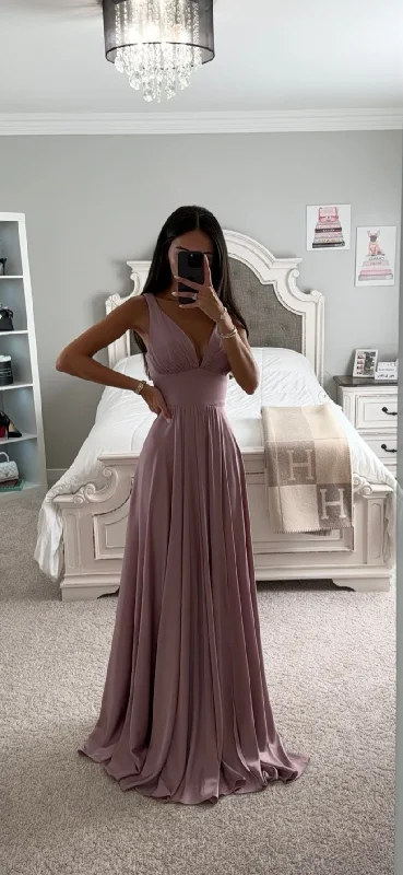 Sale Event SATIN A LINE DRESS