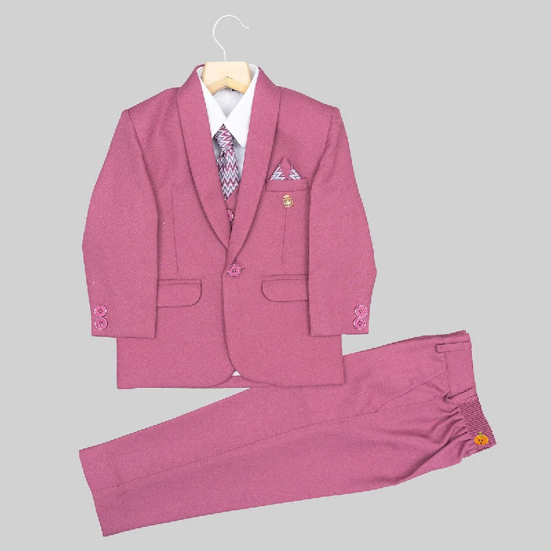 Instant Savings Onion Four Piece Solid Boys Suit