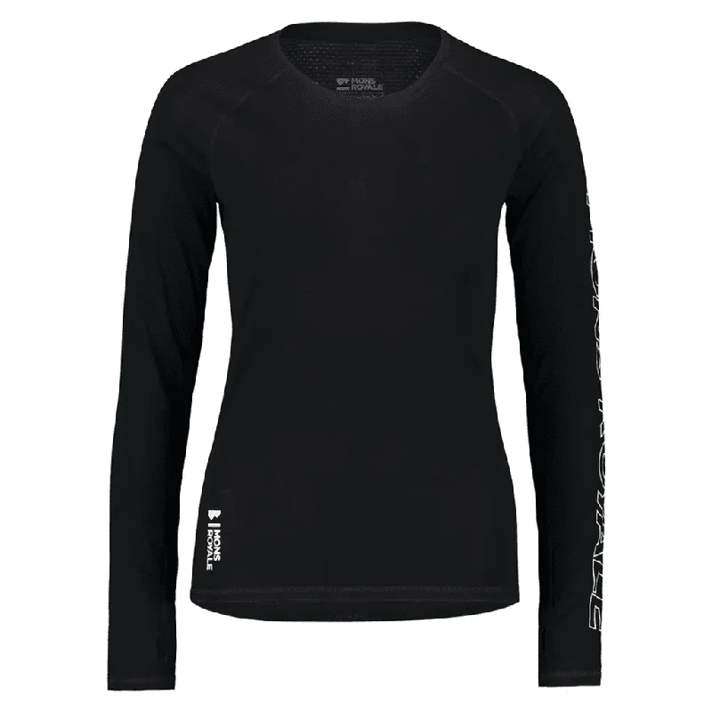 Factory Direct Sale Bella merino Air-Con women's baselayer top - Black