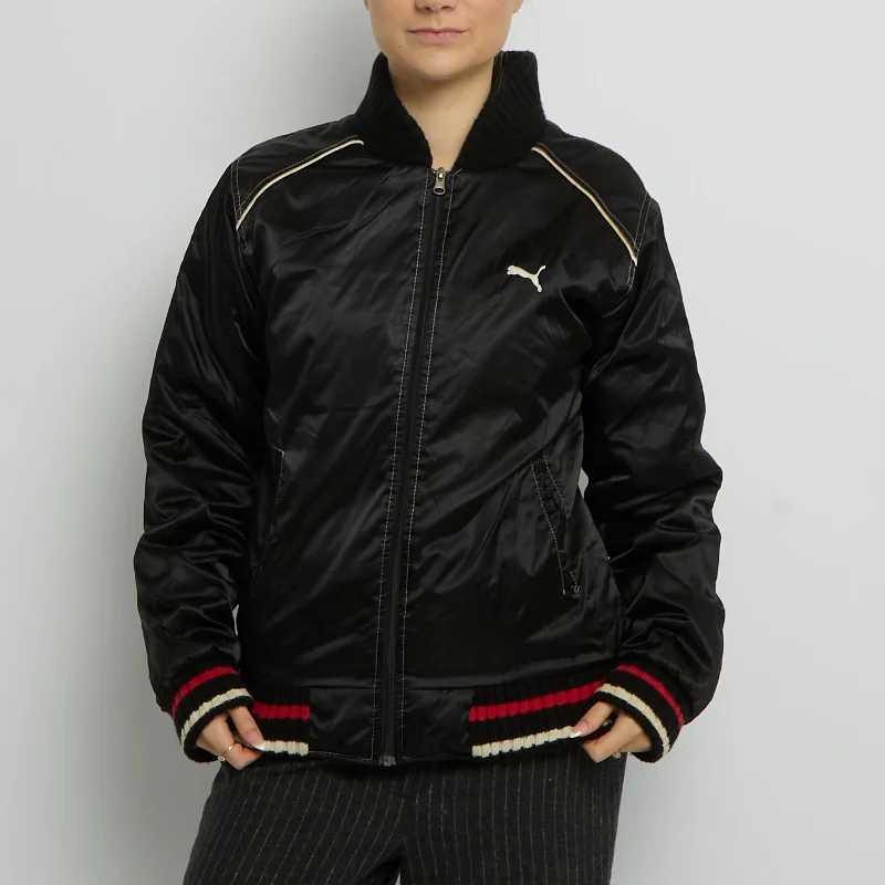 Final Clearance Puma Contrast Stitch Badge Detail Jacket - UK 10