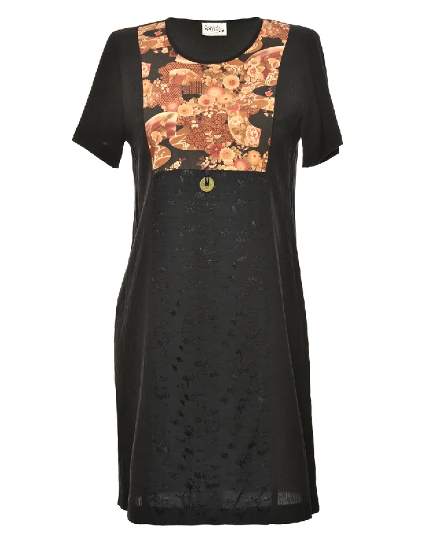 Deal Dash Midi Length Black Dress - M
