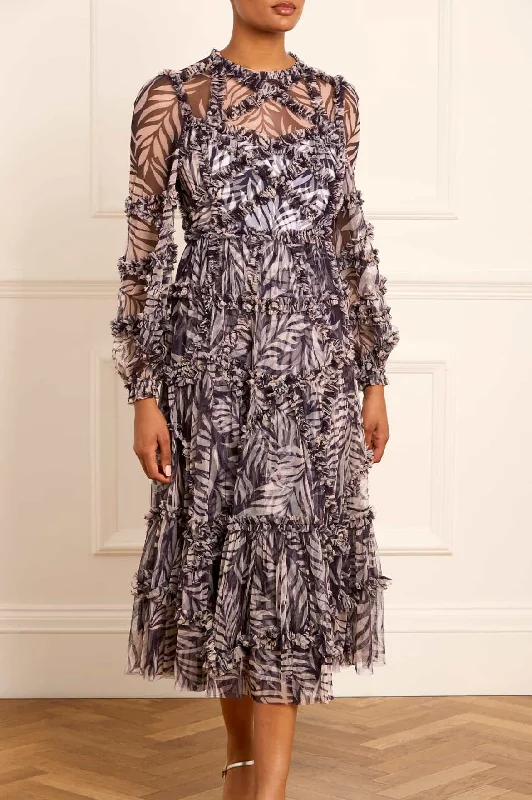 Friends and Family Sale Feather Ruffle Ballerina Dress
