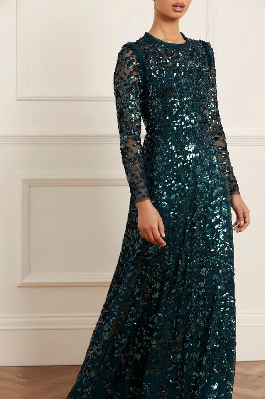 Weekend Deal Aurelia Long Sleeve Gown