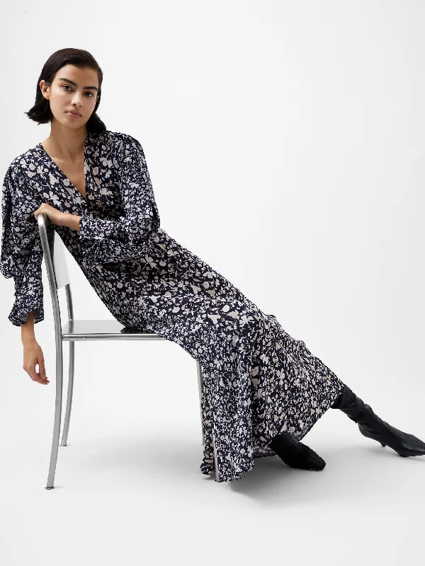 Buy Now Jeannie Chiara Drape Midi Dress