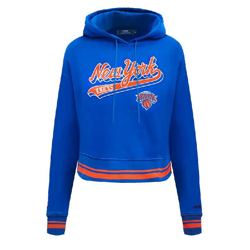New Deals SUDADERA CON GORRO NBA NEW YORK KNICKS SCRIPT TAIL PARA MUJER