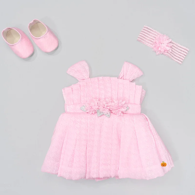Special Buy Pink & Purple Baby Frock