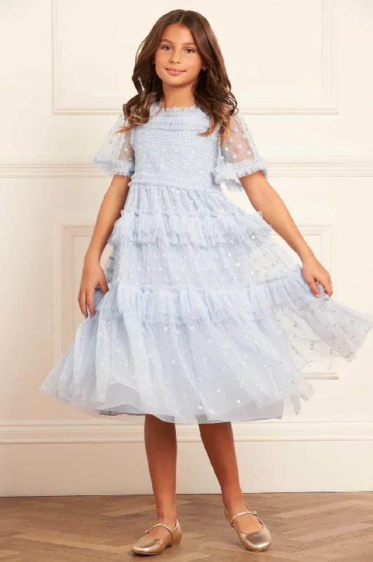 Sale Event Polka Dot Smocked Kids Dress