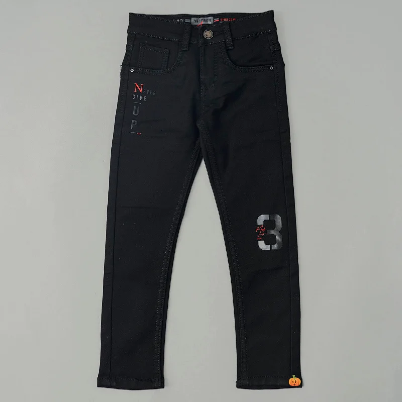 Great Bargains Black Slim Fit Boys Jeans