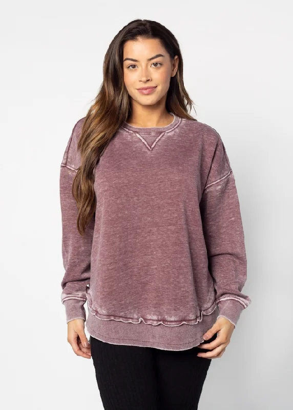 Campus Pullover - Merlot