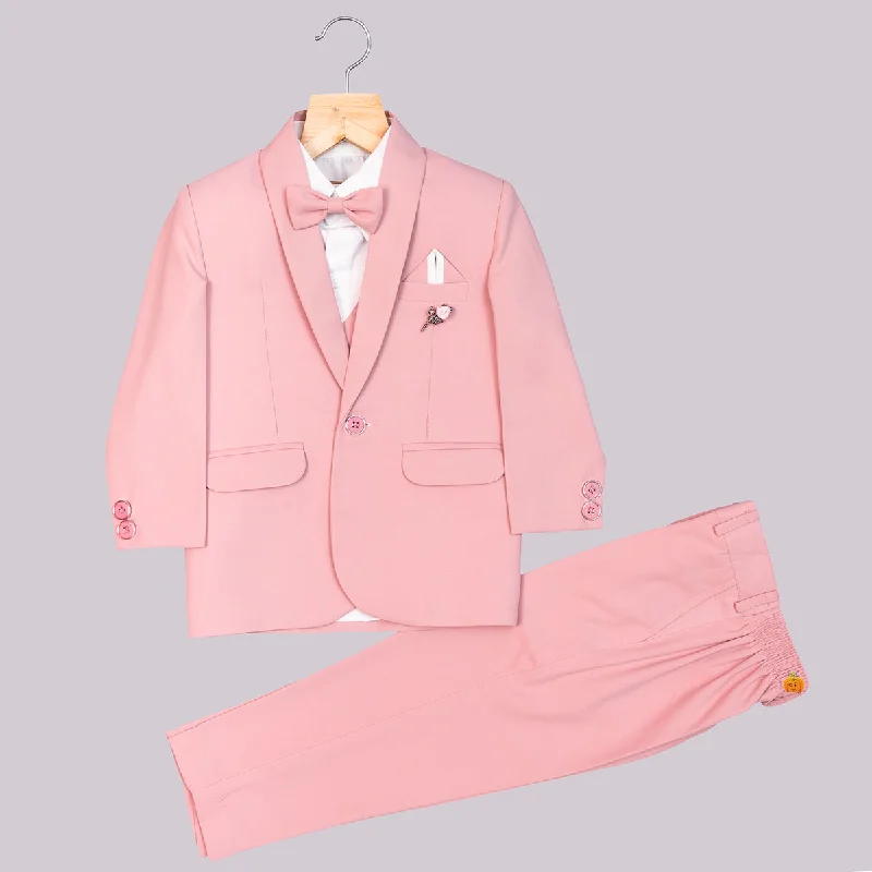 Super Deal 3 Piece Pink Boys Tuxedo