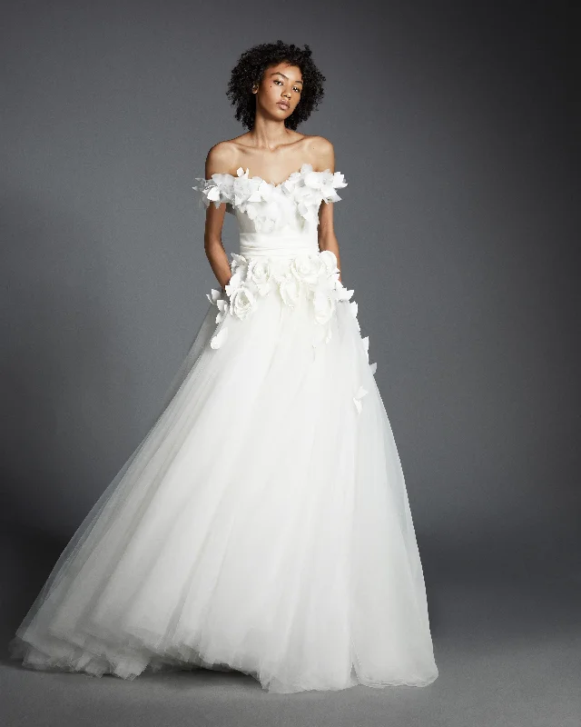 Buy Now VRM411 - ROMANTIC FLOWER GARDEN BALLGOWN