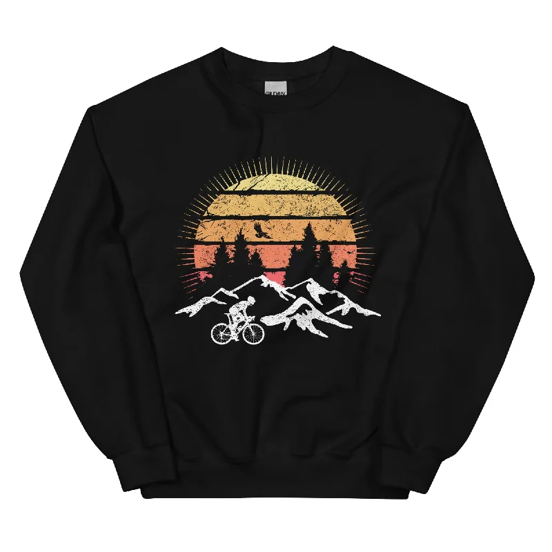 Radfahrer Und Sonne Vintage - Sweatshirt (Unisex)