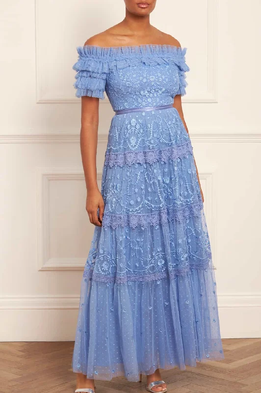 Exclusive Savings Midsummer Lace Off-Shoulder Gown