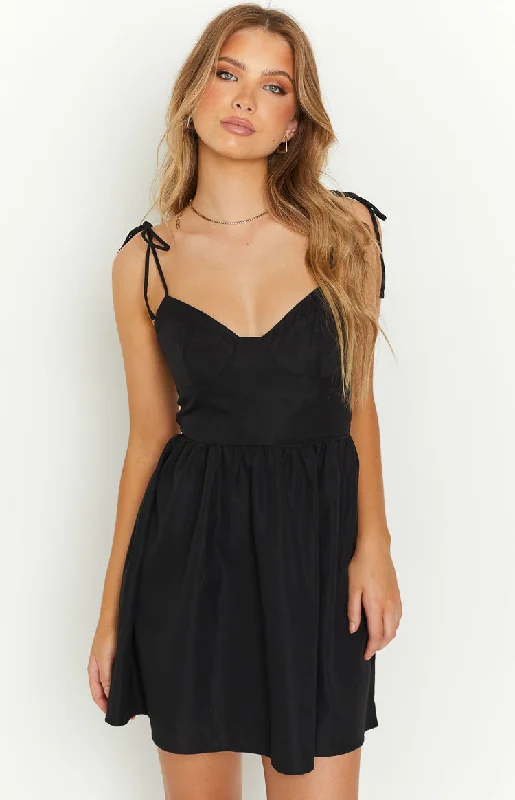 Price Drop Tisha Black Mini Dress