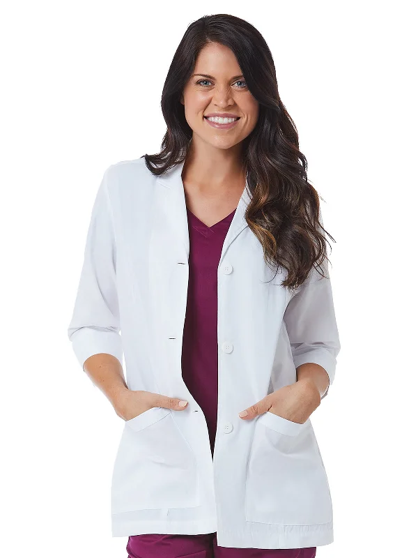 Super Sale Women's 3/4-Sleeve Two-Pocket 28.5" Lab Coat