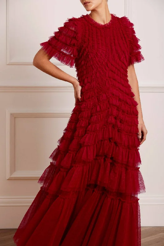 Deal Zone Willow Ruffle Gown