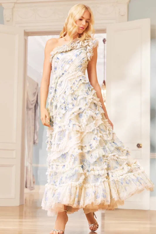 Limited Time Summer Posy Aaliyah One-Shoulder Gown