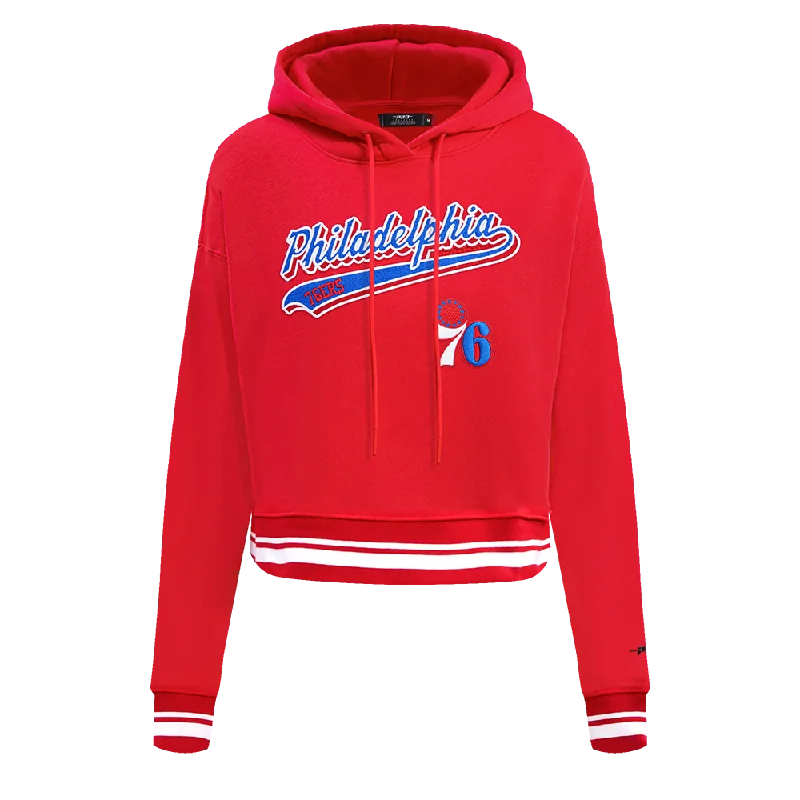 Daily Deals SUDADERA CON GORRO NBA PHILADELPHIA 76ERS SCRIPT TAIL PARA MUJER