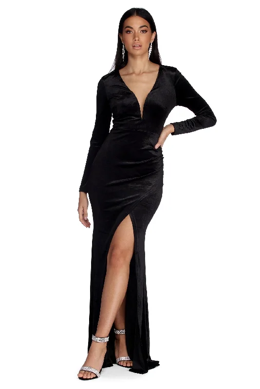 Belinda Formal Velvet Dress