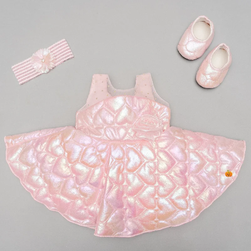 Super Sale Frock for Baby Girl with Shoes