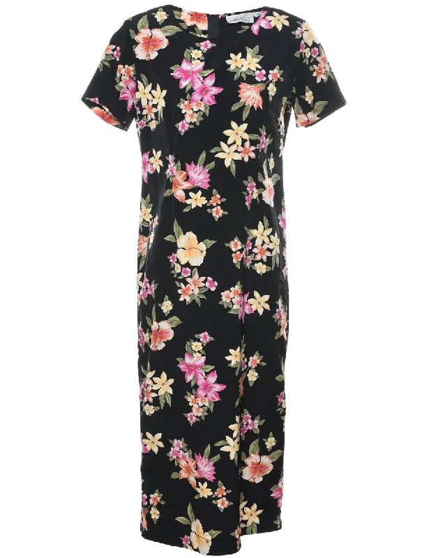 Can't Miss Floral Print Dress - M