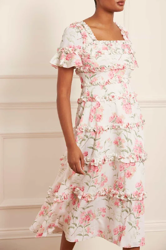 Instant Savings Summer Posy Maya Crepe Ballerina Dress