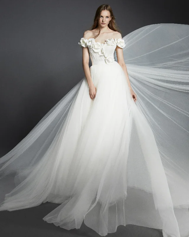 Time-Limited Offer VRM403 - ROMANTIC FLORALS TULLE DREAM