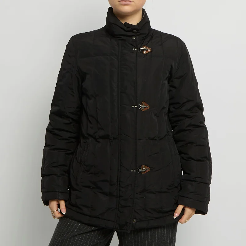Seasonal Clearance Clasp Detail Waterproof Jacket - UK 14