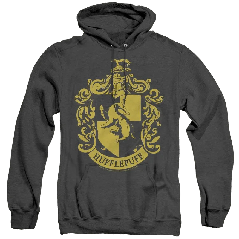 Harry Potter Hufflepuff Crest - Heather Pullover Hoodie