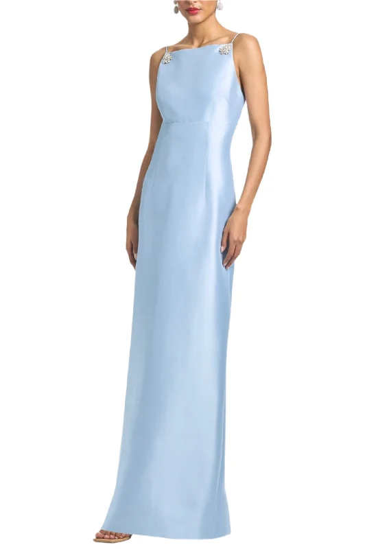 Big Discounts Pryce Gown in Glacial Blue