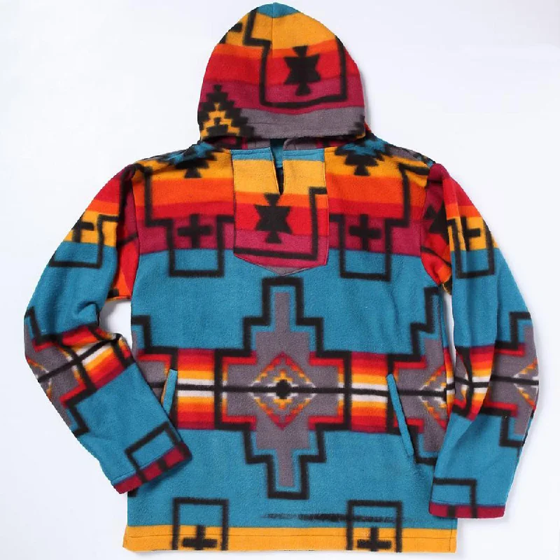 Best Seller El Paso Women's Turquoise Aztec Fleece Pullover Hoodie