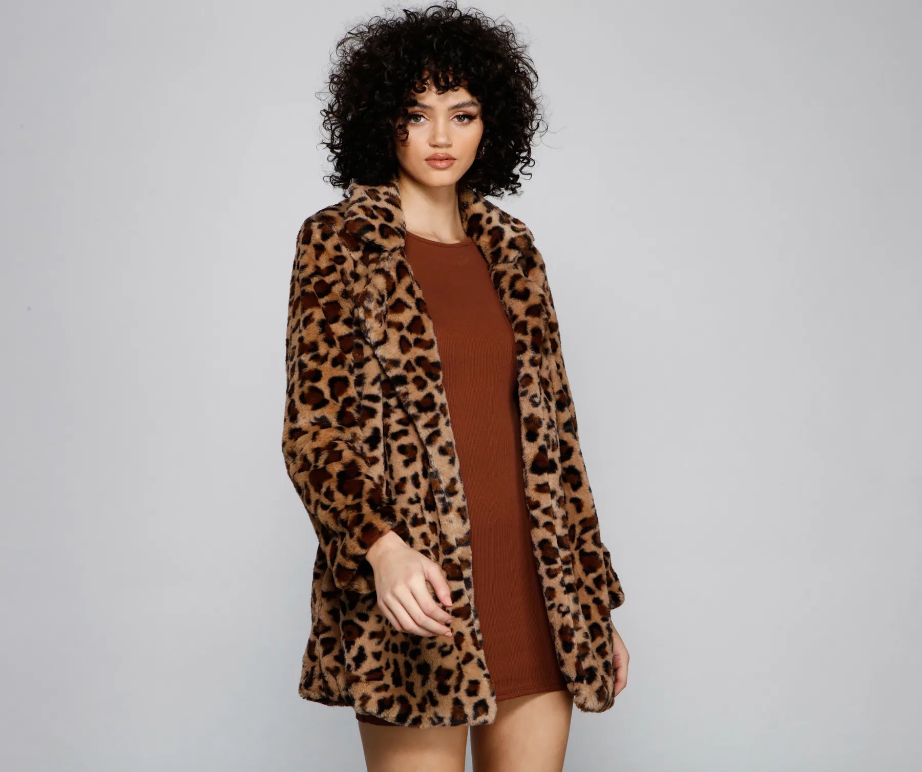 Cozy Fab Faux Fur Coat