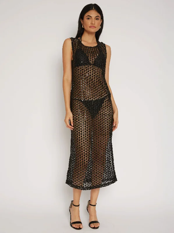 Savings Galore Blake Crochet Column Dress