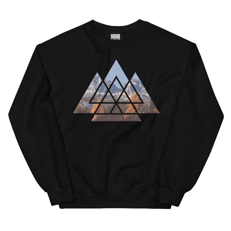 Berge Abstrakt - Sweatshirt (Unisex)