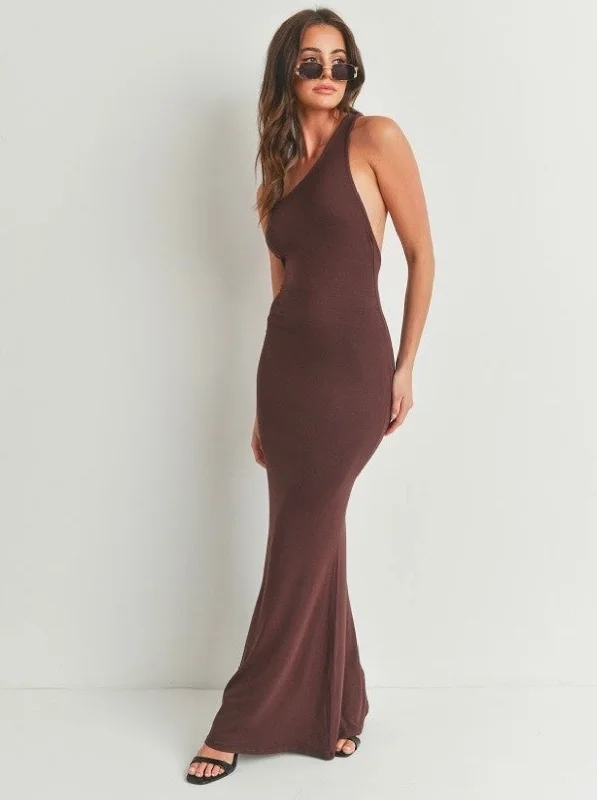 Get It Before It’s Gone ONE SHOULDER LONG DRESS
