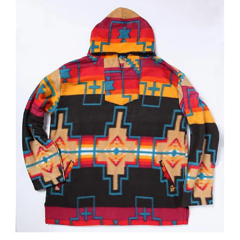 Clearance Sale El Paso Women's Multi Aztec Fleece Pullover Hoodie