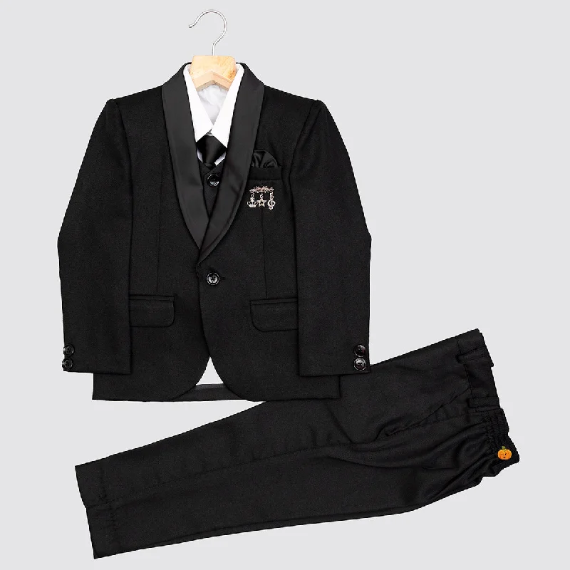 Closeout Black Tuxedo Suit for Boys